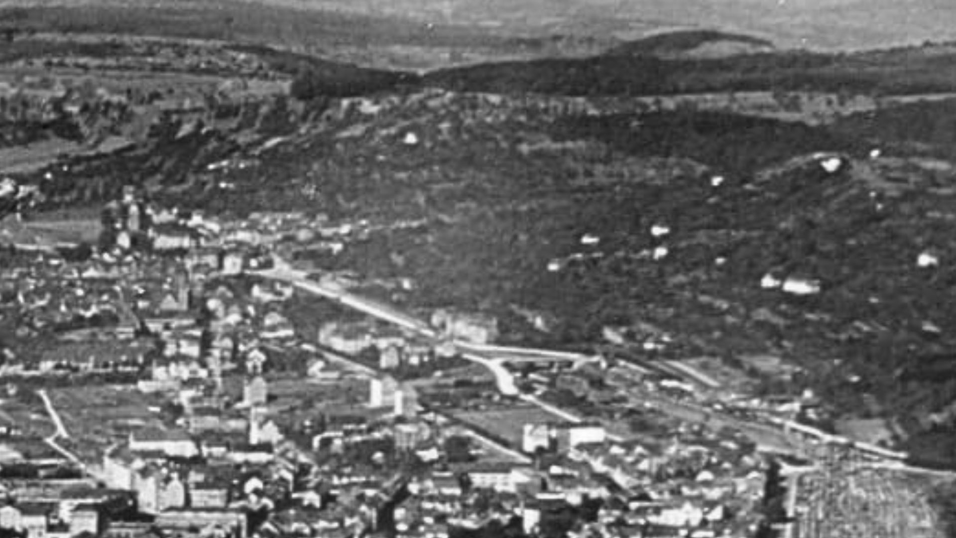 Luftbild Brötzingen und Maihälden 1968 - historische Luftaufnahme des verwilderten Gebiets